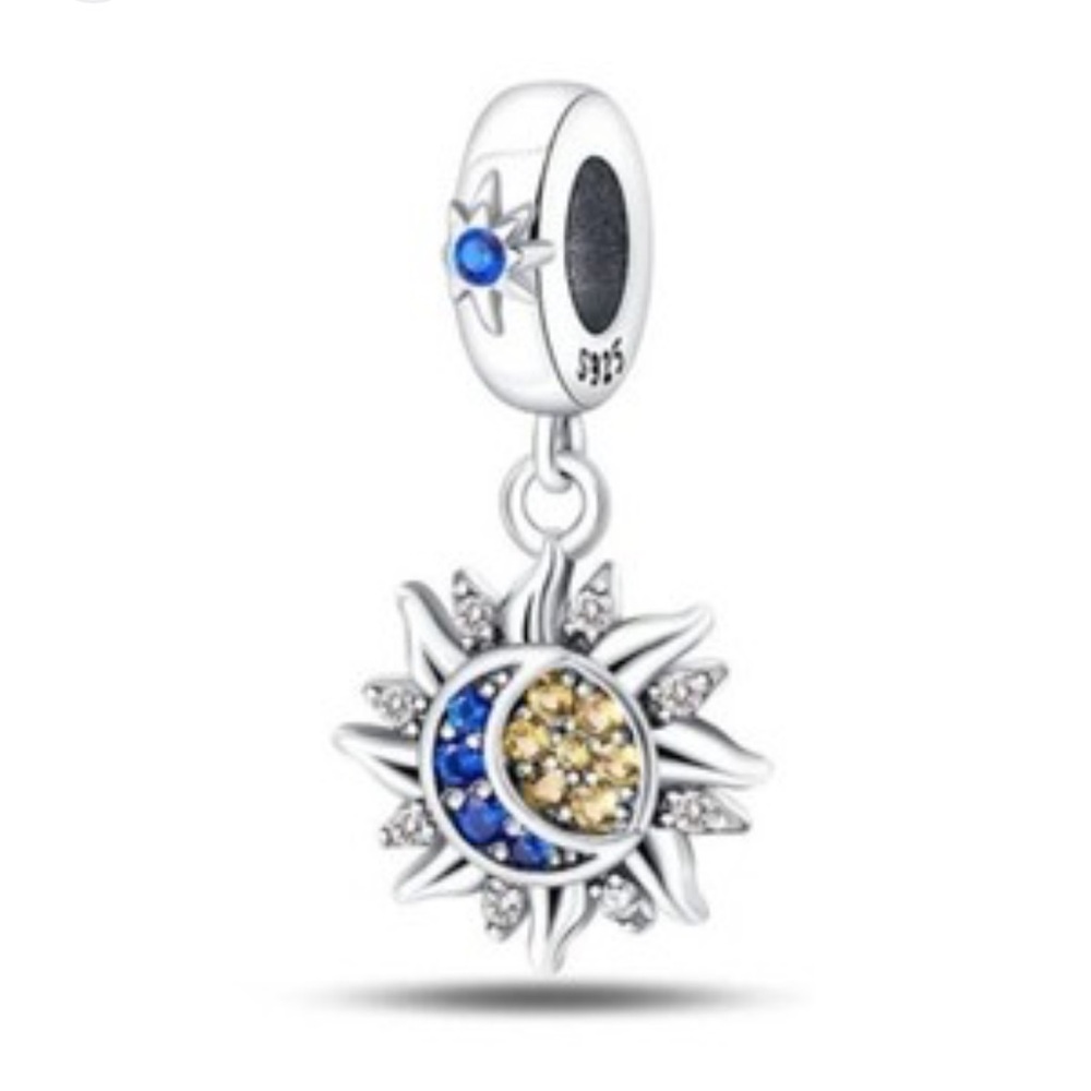 925 Sun & Moon Bracelet Charm